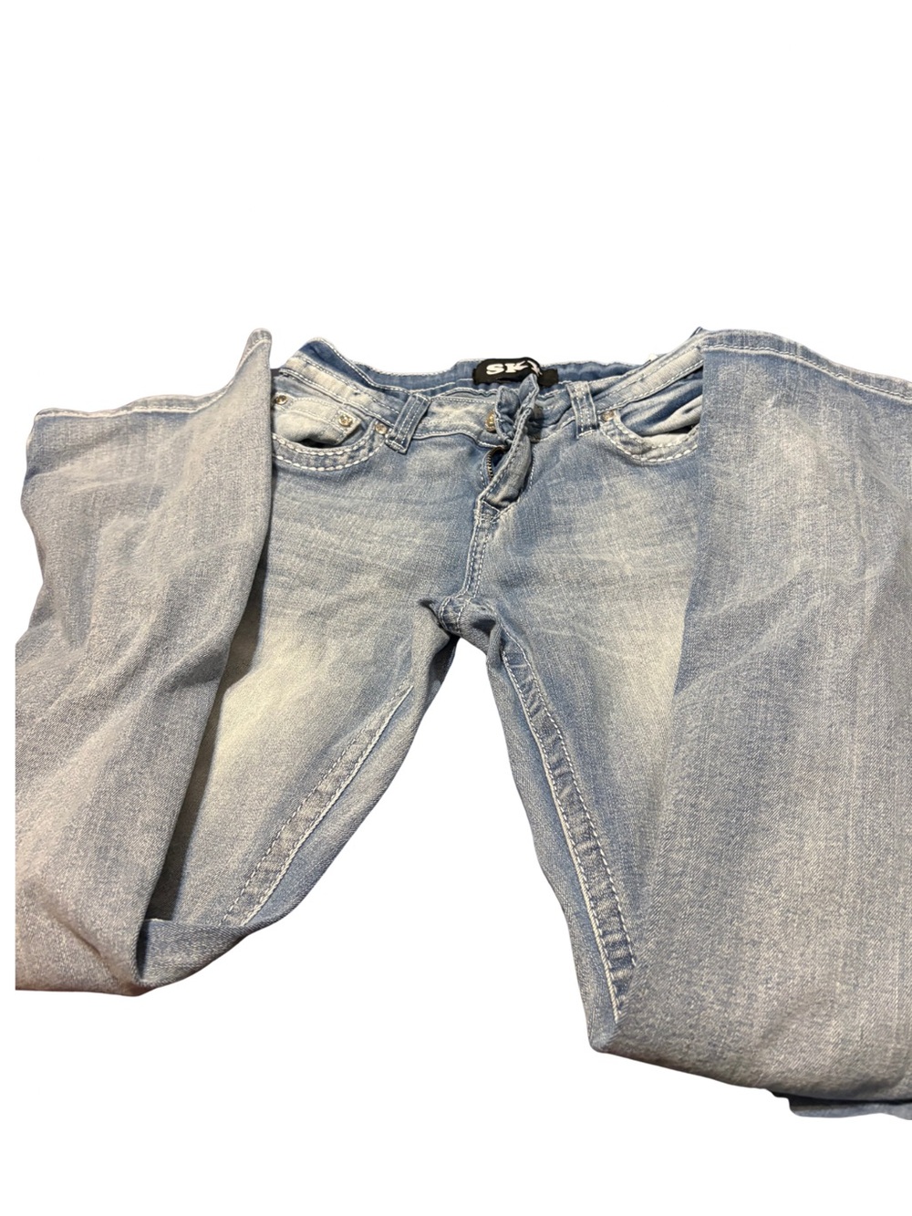 Sky Light Blue Skinny Jeans